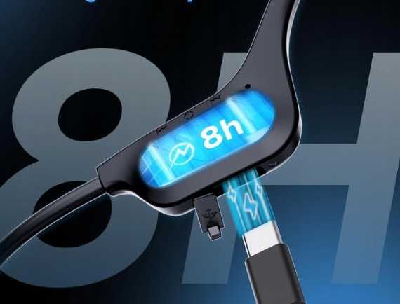 Słuchawki Bezprzewodowe Przewodnictwem Kostnym Bluetooth 5.4 Open Ear