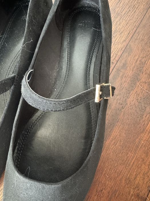 BALERINY MARY JANE H&M czarne rozm 39