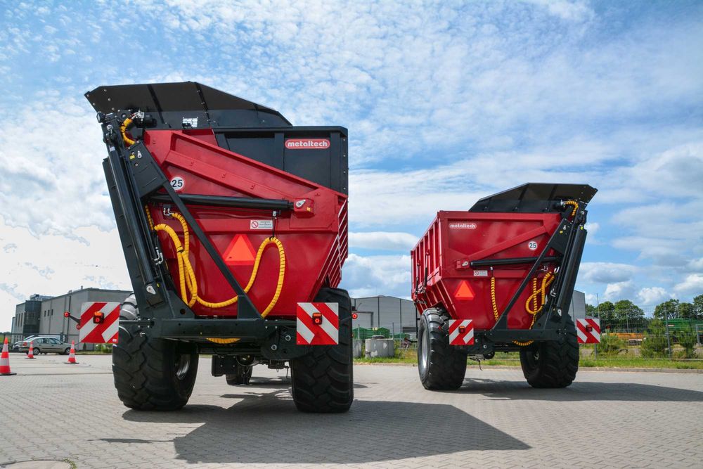 Wóz samowyładowczy METAL-TECH RAPID Revolution 15m3 | Przeładowcza