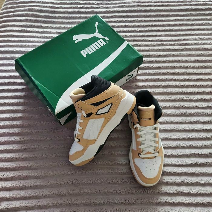 38 Puma Хайтопы кожаные осень зима оригинал женские теплые кроссовки