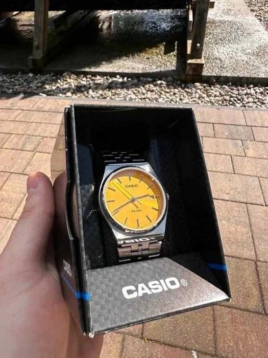 Casio MTP Yellow - Full Set