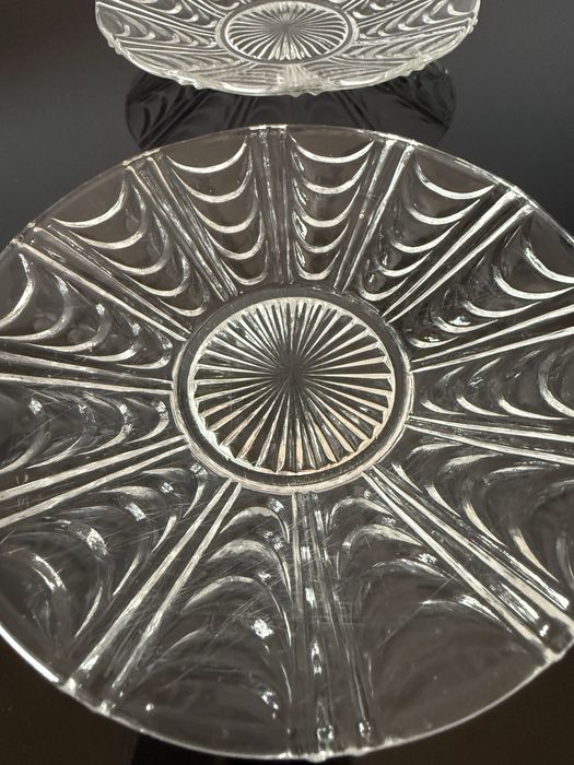 2 kryształowe takerzyki deserowe kryształ