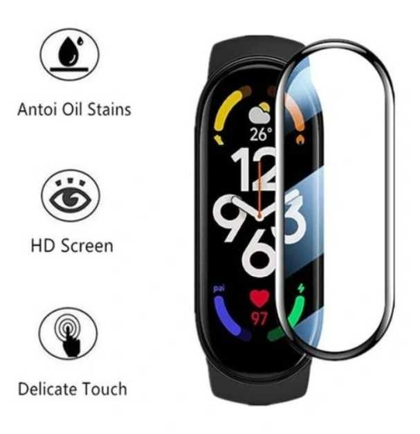 Folia Szkło Hybrydowe do XIAOMI Smart mi BAND 8 MOCNE TRWAŁE