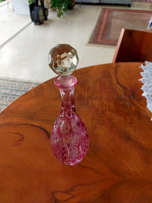 Garrafa de cristal do Sec. XIX