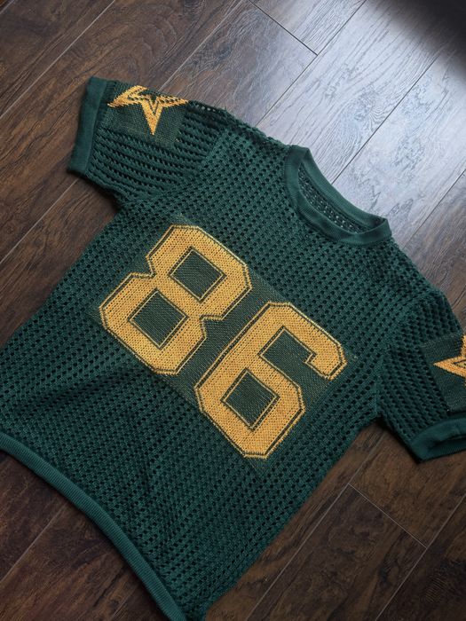 Zielona green ciemnozielona gwiazdka koszulka S top 86 star