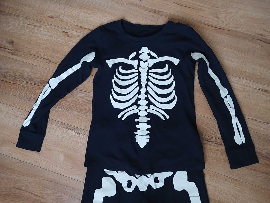 Пижама скелет, скелетон р 140/146 см
