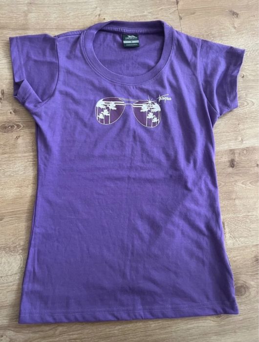 Nowy liliowy T-shirt damski - koszulka trespass