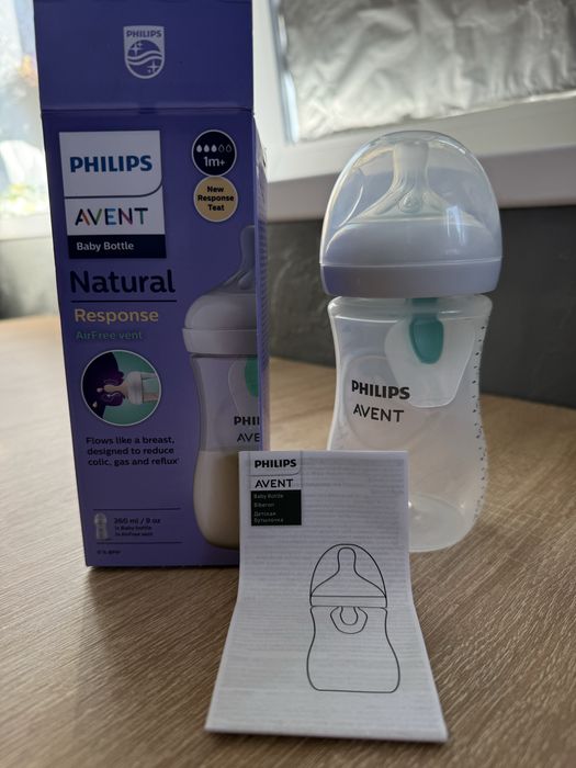 Пляшечка philips avent 1m