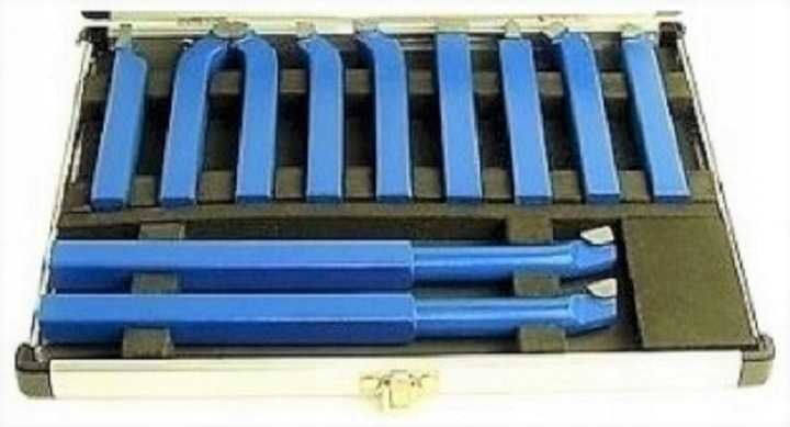 Noże tokarskie - nóż tokarski 12x12mm kpl 11szt SV