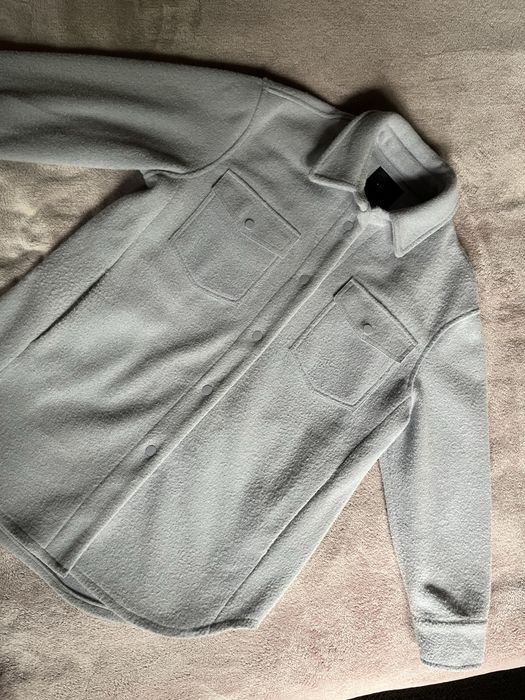 Kurtka płaszczyk koszula oversize Mohito 36 błękitna przejściowa