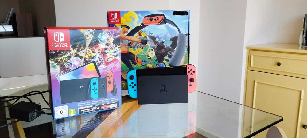 Nintendo Switch Oled + Ring Fit Adventure