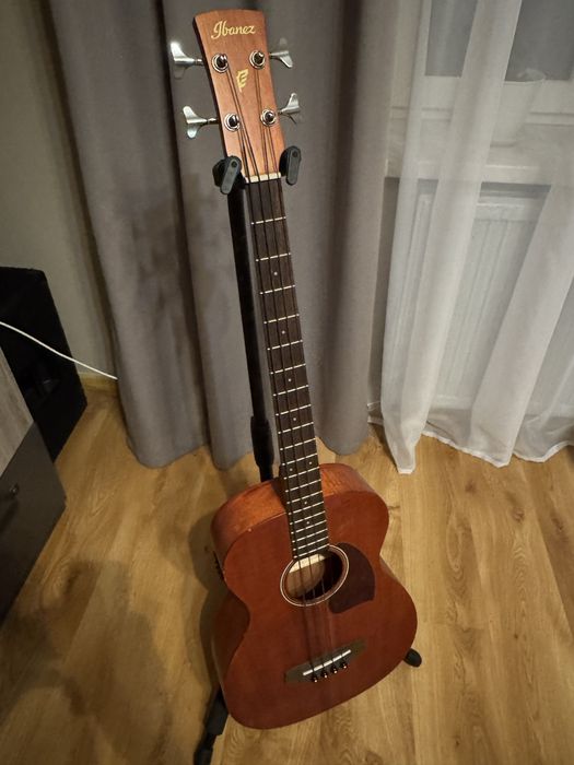 Ibanez PCBE12MH-OPN – gitara basowa akustyczna z elektroniką
