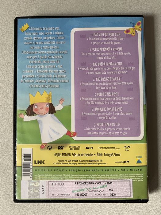 [DVD] A Princesinha - Volume 1