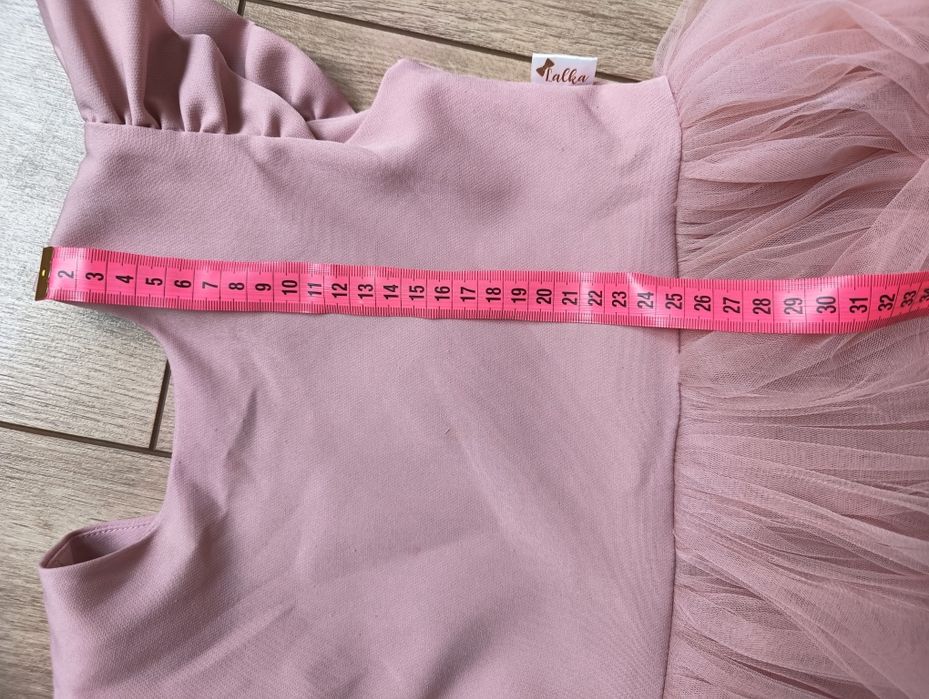 Sukienka wizytowa tiulowa Lalka 116cm