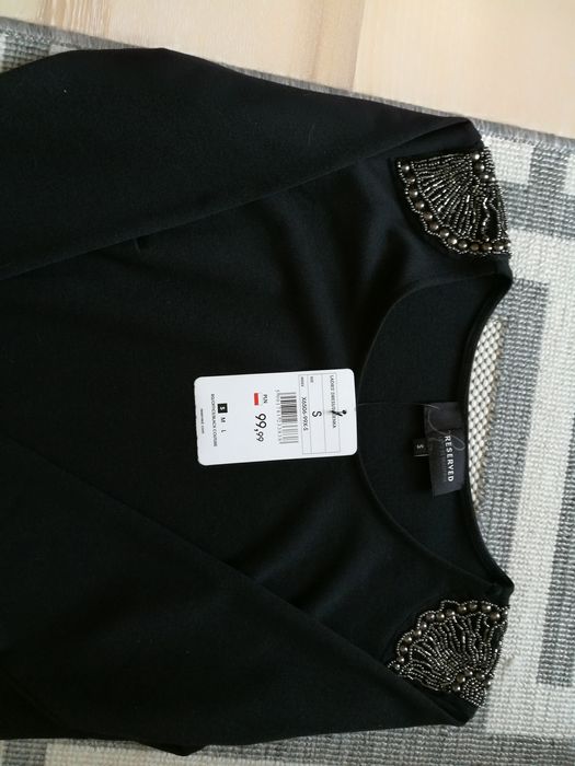 Czarna Sukienka, Nowa, Reserved