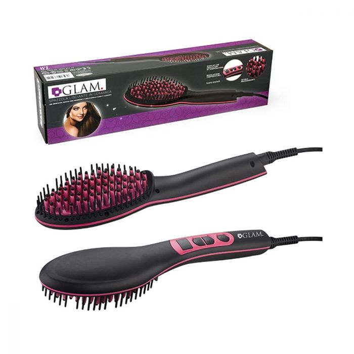 Escova alisadora de cabelo