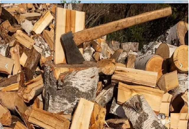 Дрова для опалення колоті / колотые дрова дуб акация