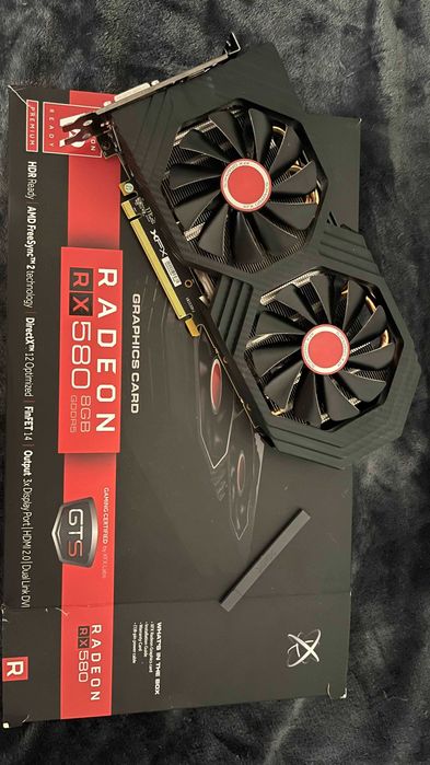 Placa gráfica Rx 580 8GB OC em perfeito estado