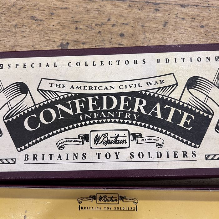 Figuras soldados Confederate Infantry Britains Toy Soldiers