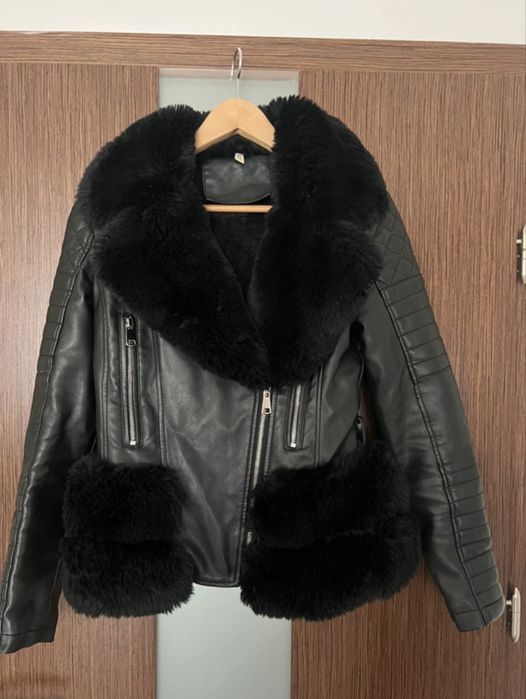 Damska kurtka skora ekologiczna