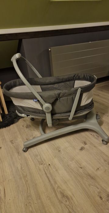 Chicco, Baby Hug 4in1 Air, kołyska, leżaczek, krzesełko, Dark Grey
