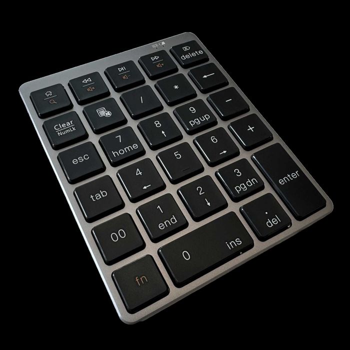 Беспроводная Bluetooth NumPad клавиатура-хаб с 2 USB нампед клавіатура