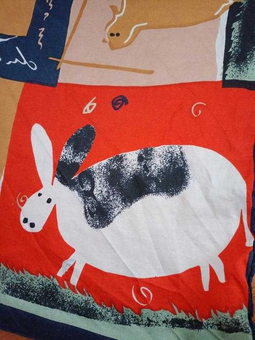 Вінтажна арт-хустка у стилі Брайана Полларда «Life in the country»