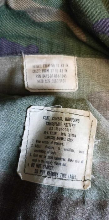Bluza Mundurowa BDU Woodland US.Army Medium X-Short 1981 #4