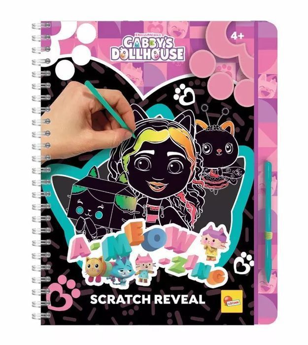 Koci Domek Gabi Scratch Reveal. Lisciani