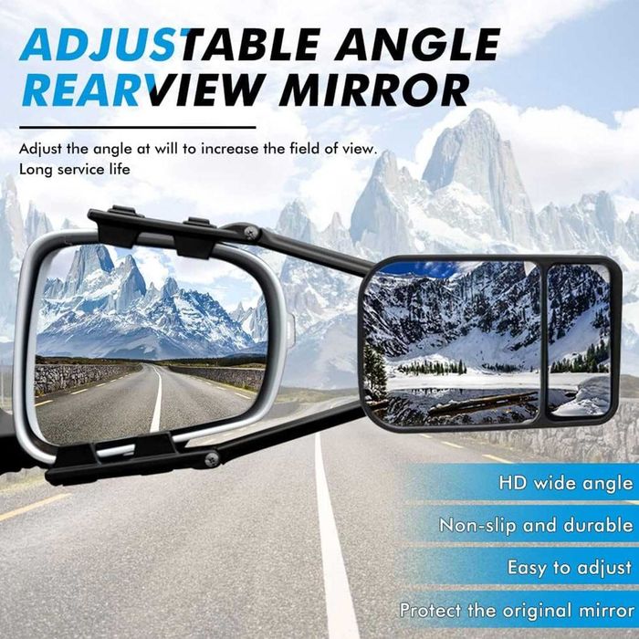 Lusterka dodatkowe do przyczepy kempingowej  holownicze – powystawowe