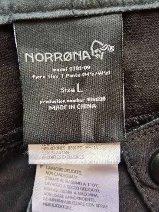 Norrona Fjora Flex 1 spodnie trekkingowe roz  L