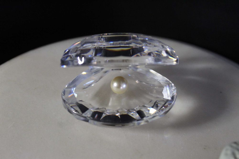 Figura de coleção Concha com Pérola da Swarovski (artigo 014389)