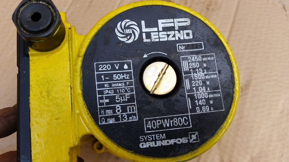 pompa lfp 40pwr80c / grundfos 32-80 b 180
