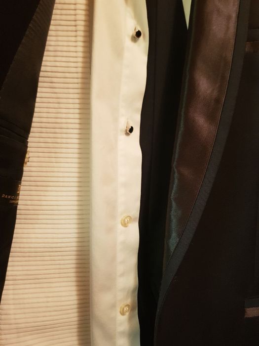 Чоловічий костюм Daniel Rizotto. Смокінг. Сорочка Gratude