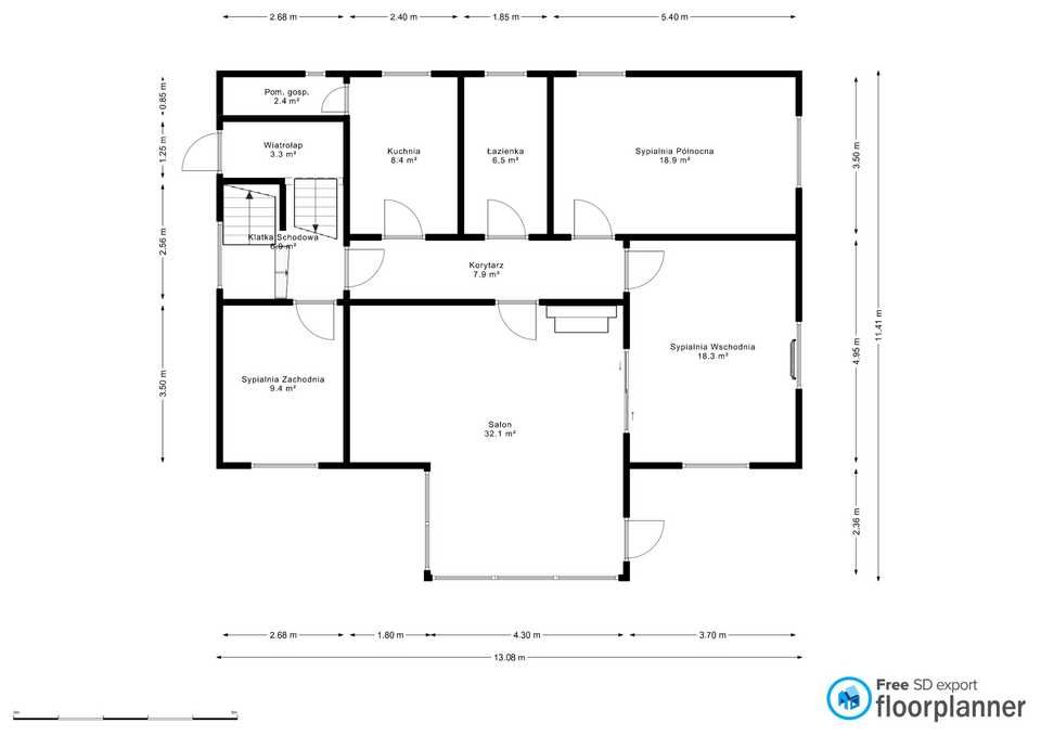 Dom do wynajęcia – 100 m², 4 pok. Duży ogród, las
