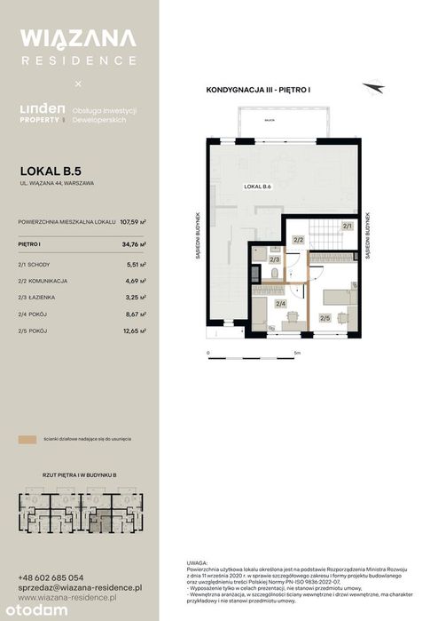 Lokal B.5 | Wiązana Residence – domowy komfort w nowoczesnym wydaniu