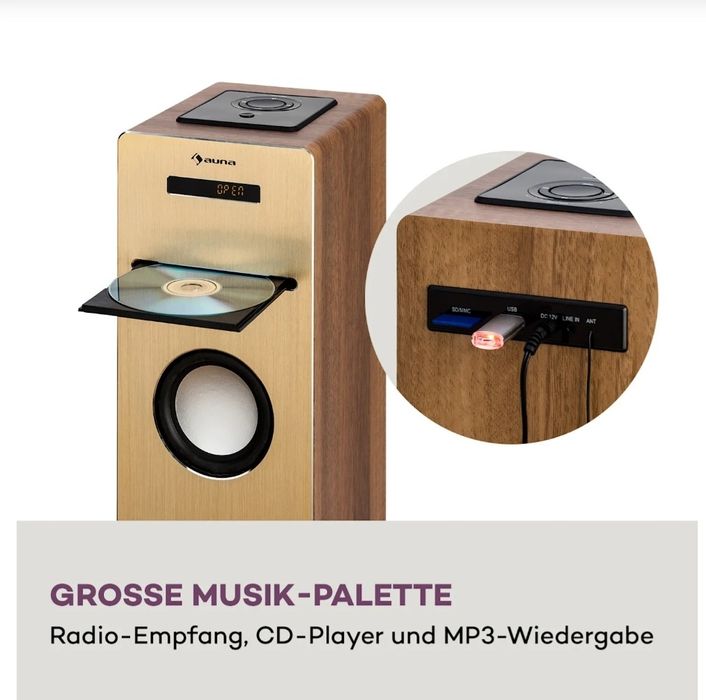 Музыкальная  колонка auna Berklee Tower