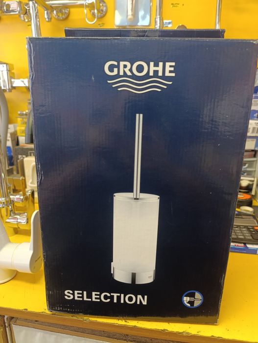 Йоршик для унітазу Grohe Selection 41076000 , Ёршик щётка для унитаза со стаканом