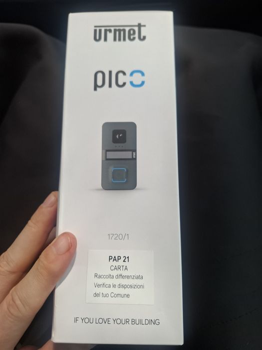 URMET PICO 1720/1 Wifi, Videof-porteiro conectado - Novo nunca aberto
Novo nunca desembalado.
