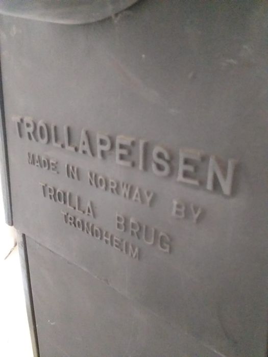 Piec Kominek żeliwny Trolla Norway Trondheim
