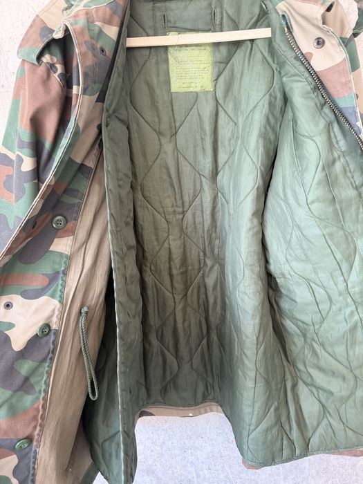 Kurtka z podszewką woodland camo M65 oryginał