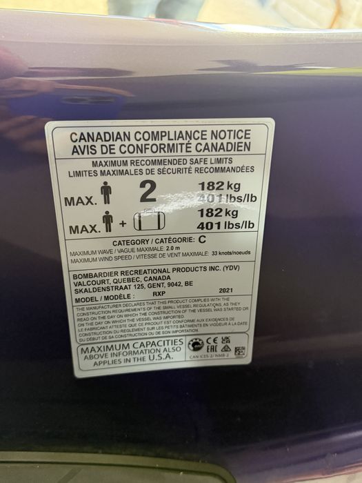 Sea doo RXP 300 2021