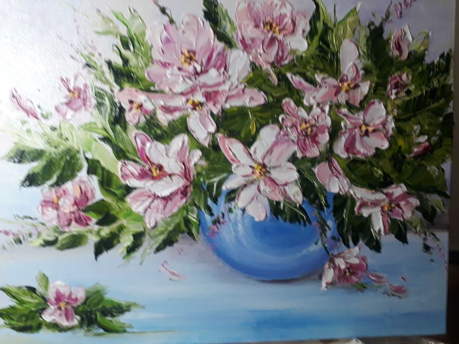Картина маслом на холсте.