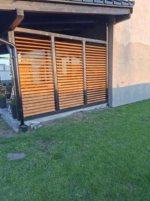 Ruchome deseczki shutters żaluzje ogrodowe