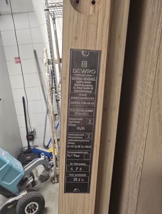 Drzwi Ocieplone DEWRO szerokie okazja