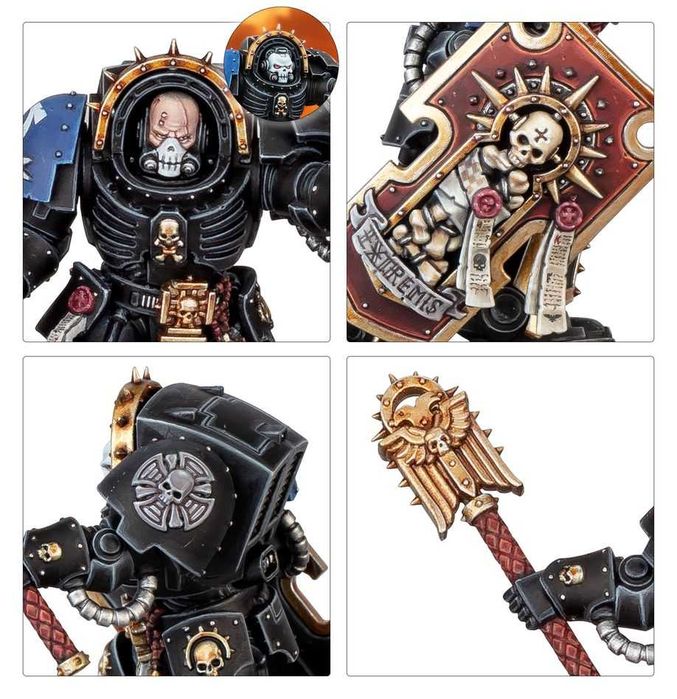 Warhammer 40000 Space Marine Chaplain in Terminator Armour