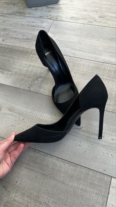 Туфлі mango туфли Манго чорні