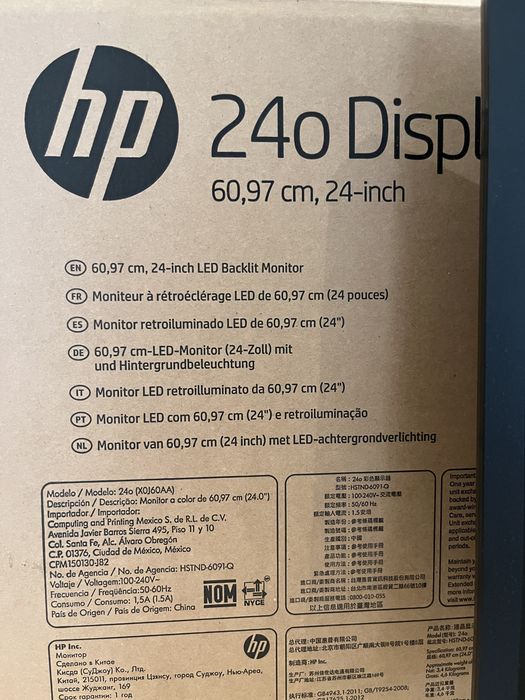Monitor HP 24 usado