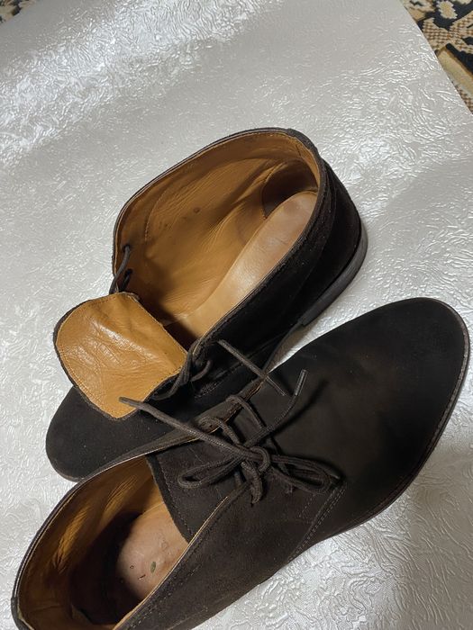 Чоловічі замшеві дезерти черевики Massimo Dutti