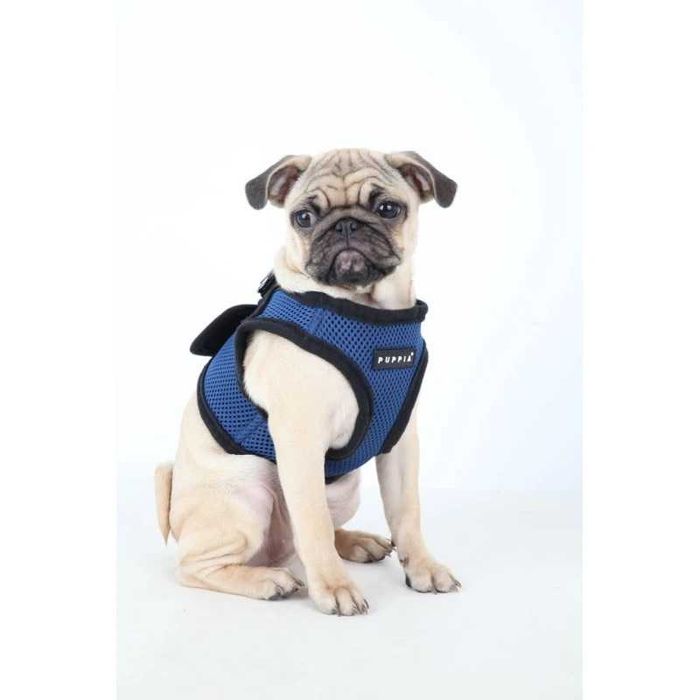 PUPPIA szelki dla psa miękkie i bezuciskowe - granat - XL